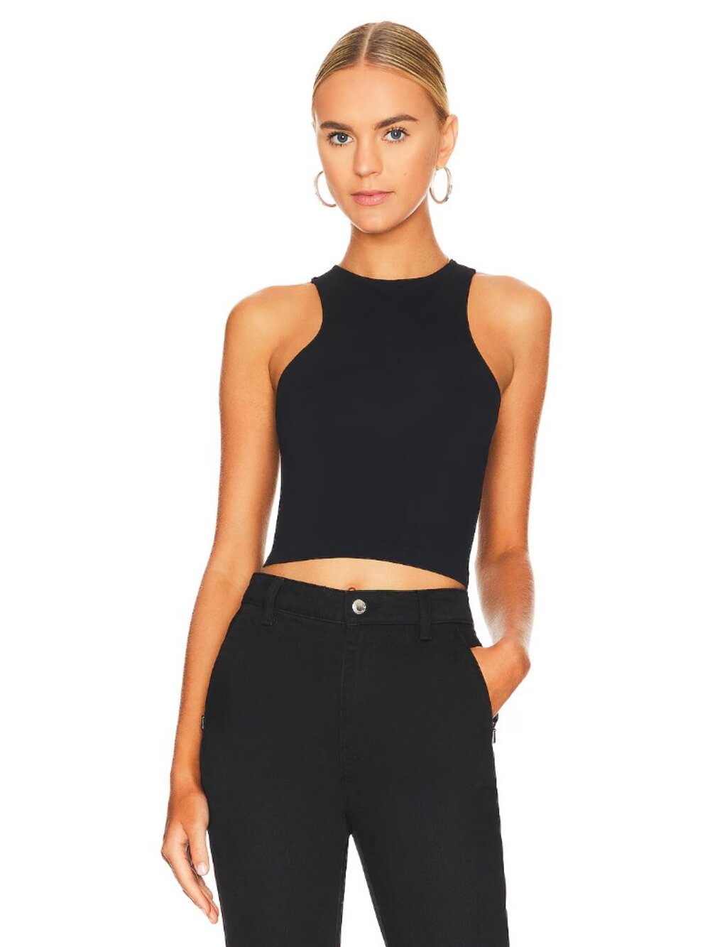 Free People Black Clean Lines Cami Size XS/S